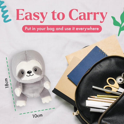 Lilly's Love Posture Pal - Posture Improvement for Men, Women & Kids - Ideal for The Office, School, Desk & Travel - Plush Stuffed Animal, Sloth