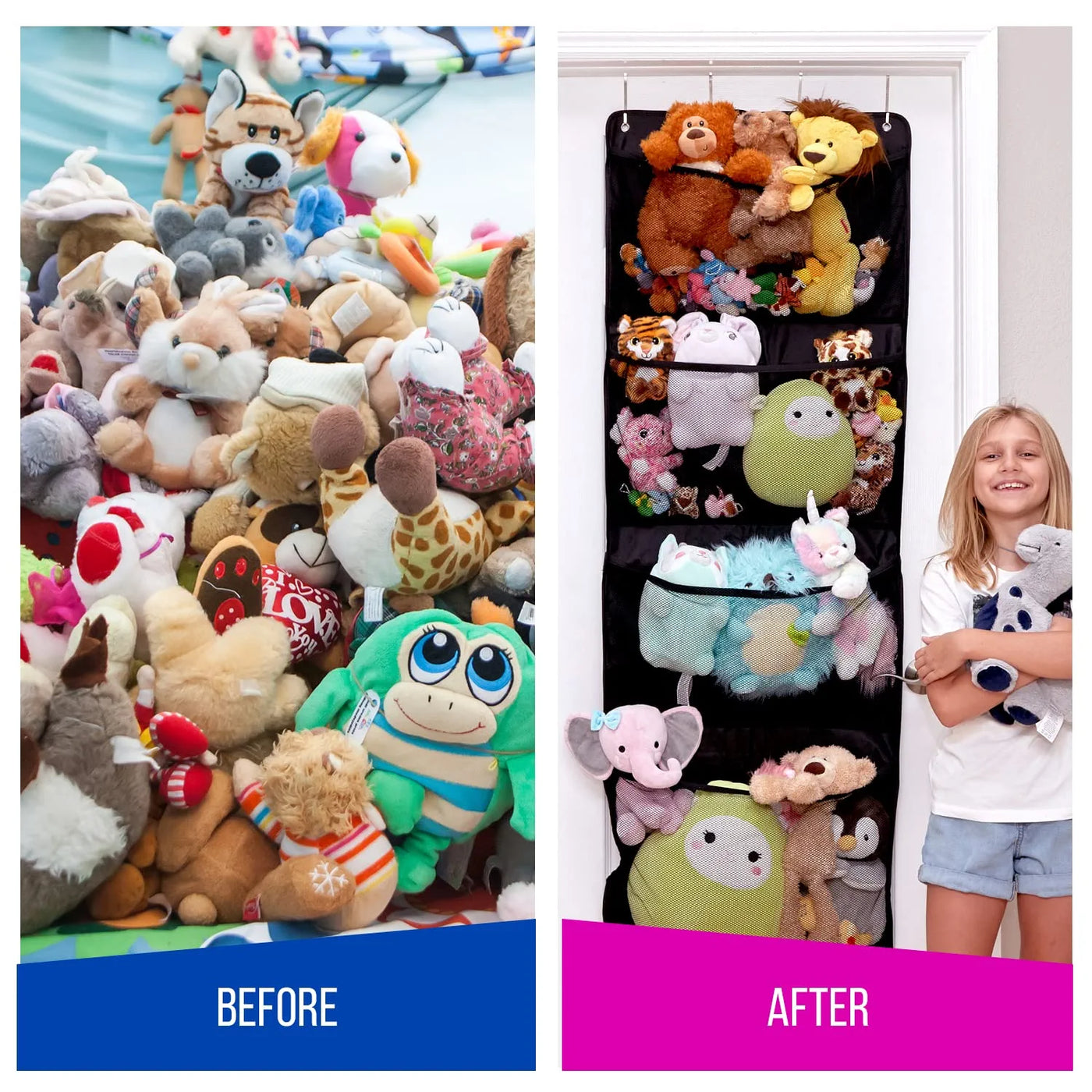 Over the discount door toy storage