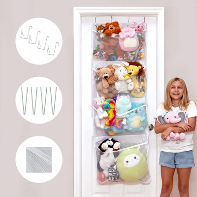 Over Door Stuffed Animal Toy Storage